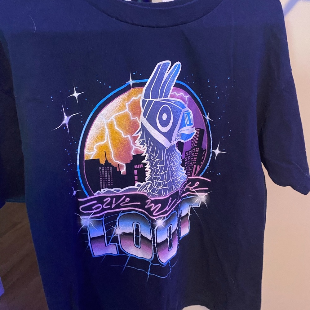 Boys Fortnite Llama tshirt